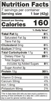 Crispy Peanut Butter Bar (Seven bars)