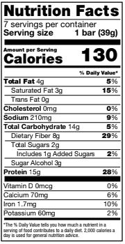 Crispy Lemon Protein Bar (Seven bars)