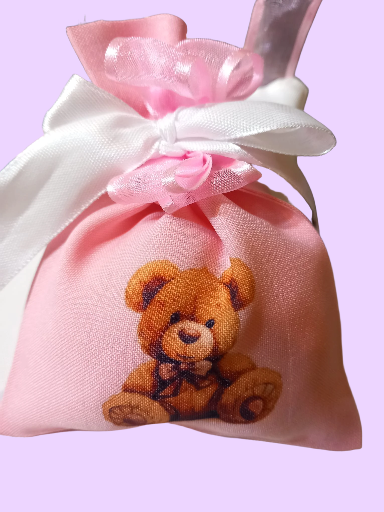 BOMBONIERA CON STAMPA ORSETTO 