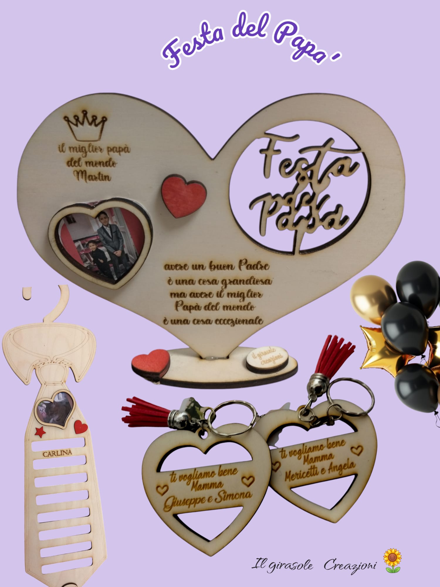 CUORE PER LA FESTA DEL PAPA'