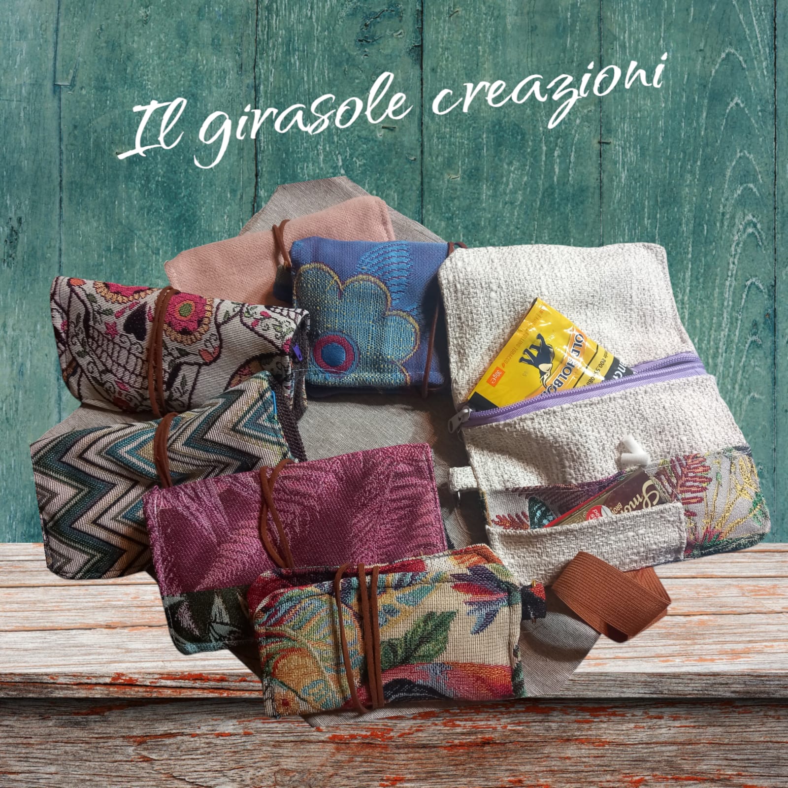 PORTATABACCO IN STOFFA