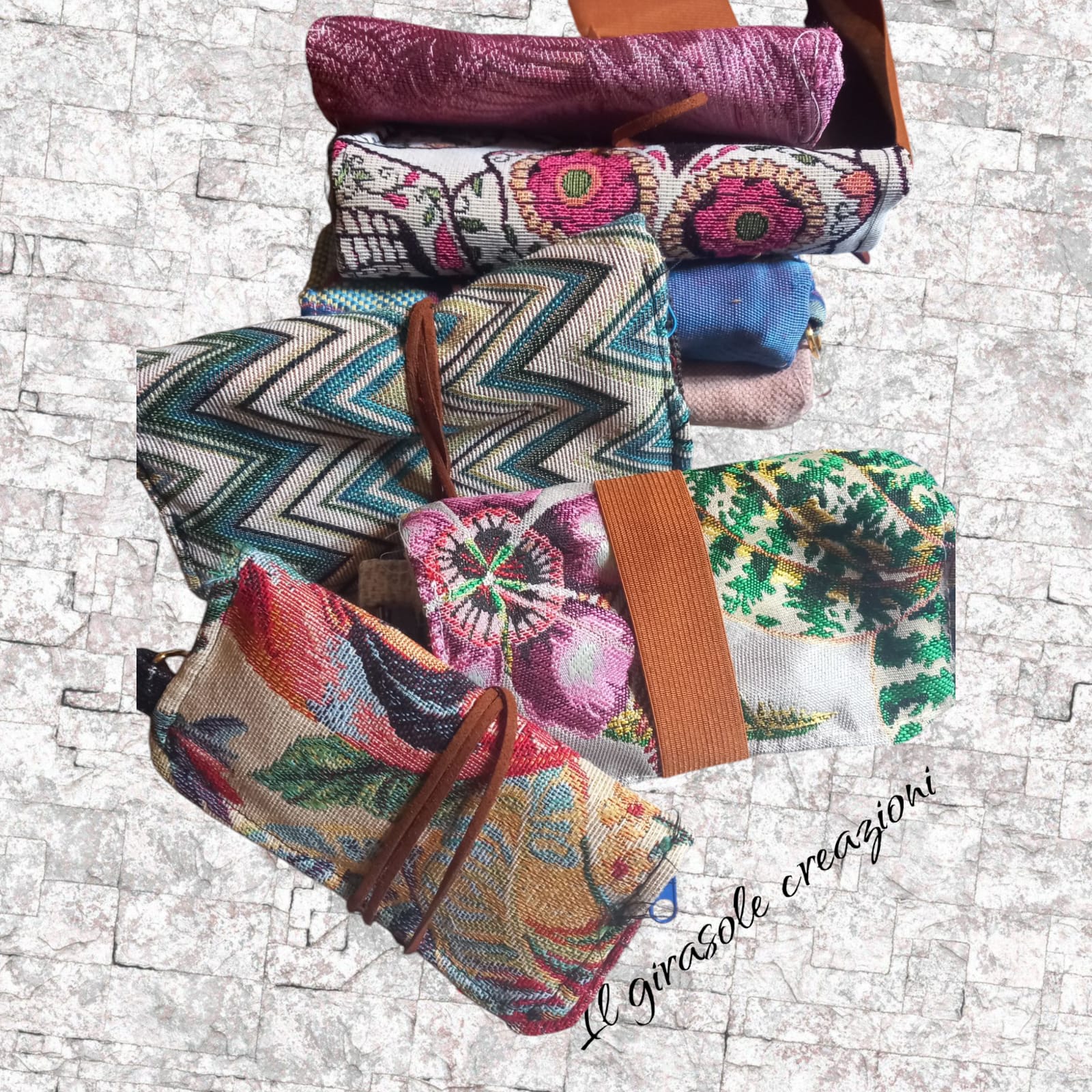 PORTATABACCO IN STOFFA