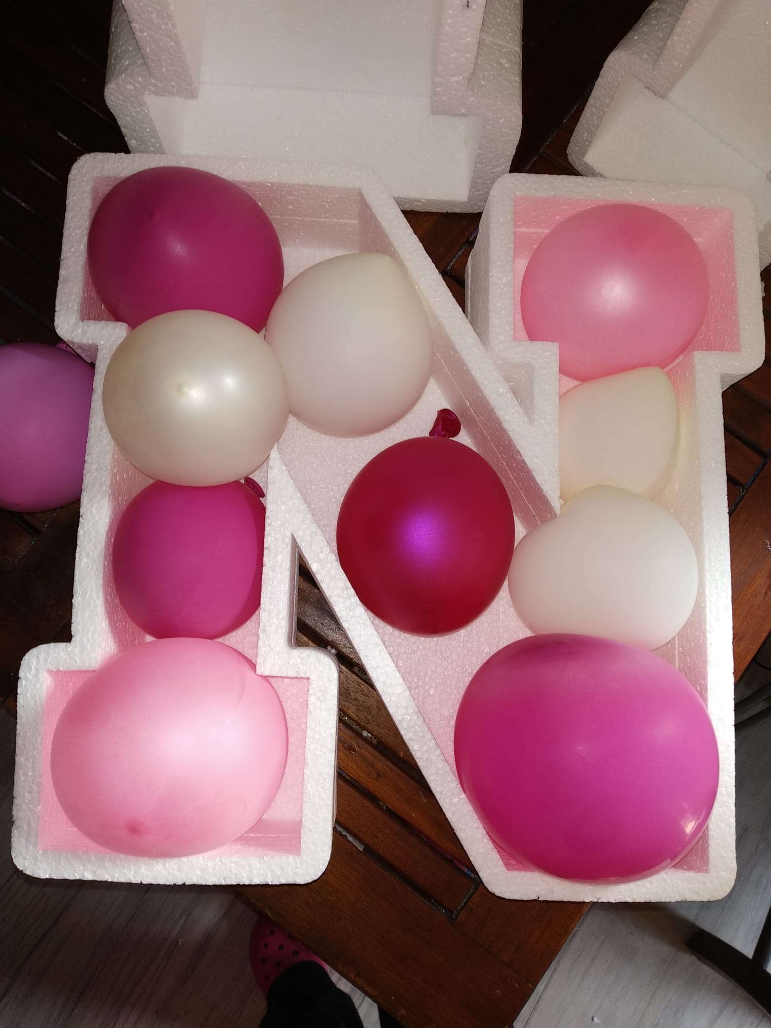 NUMERI LETTERE PORTAPALLONCINI