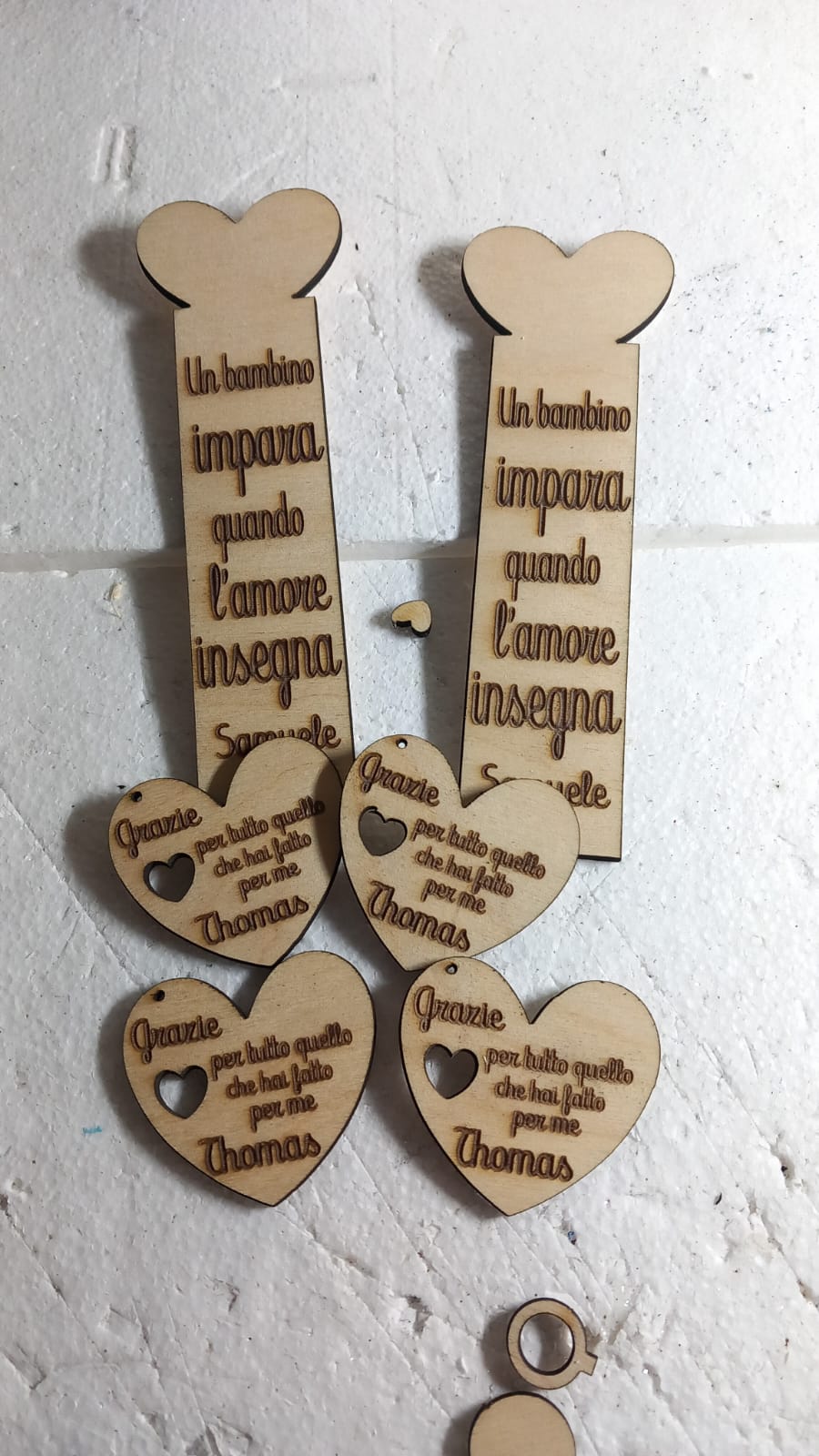 SEGNALIBRO CON FRASE