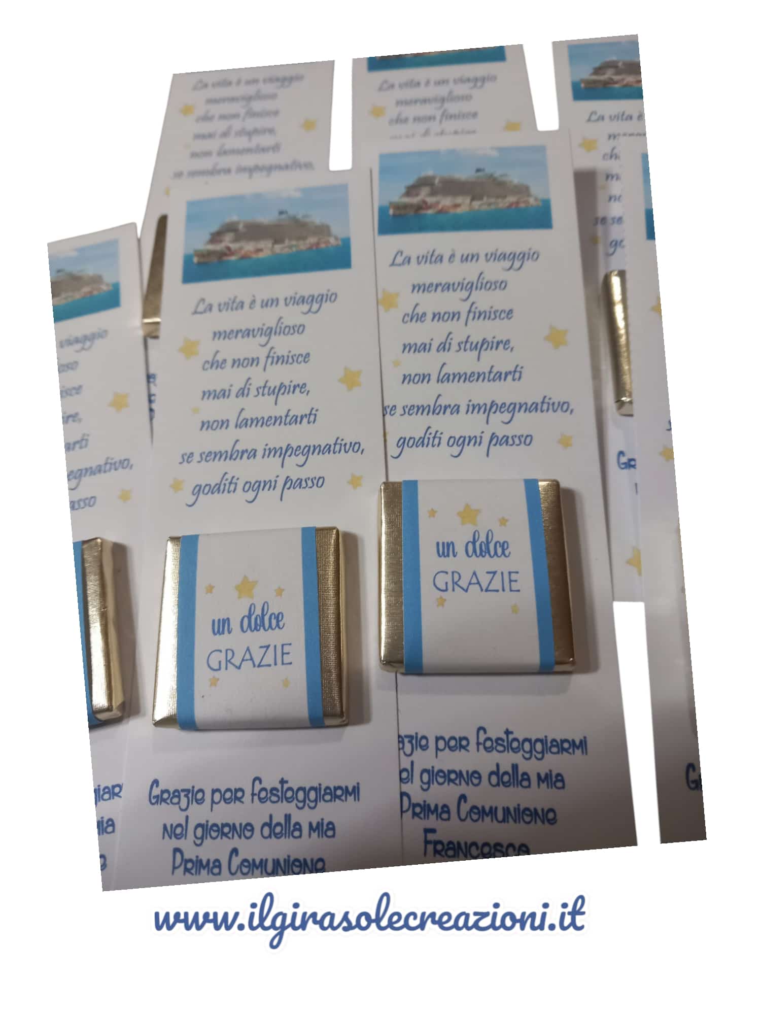 SEGNAPOSTO CON CIOCCOLATINO