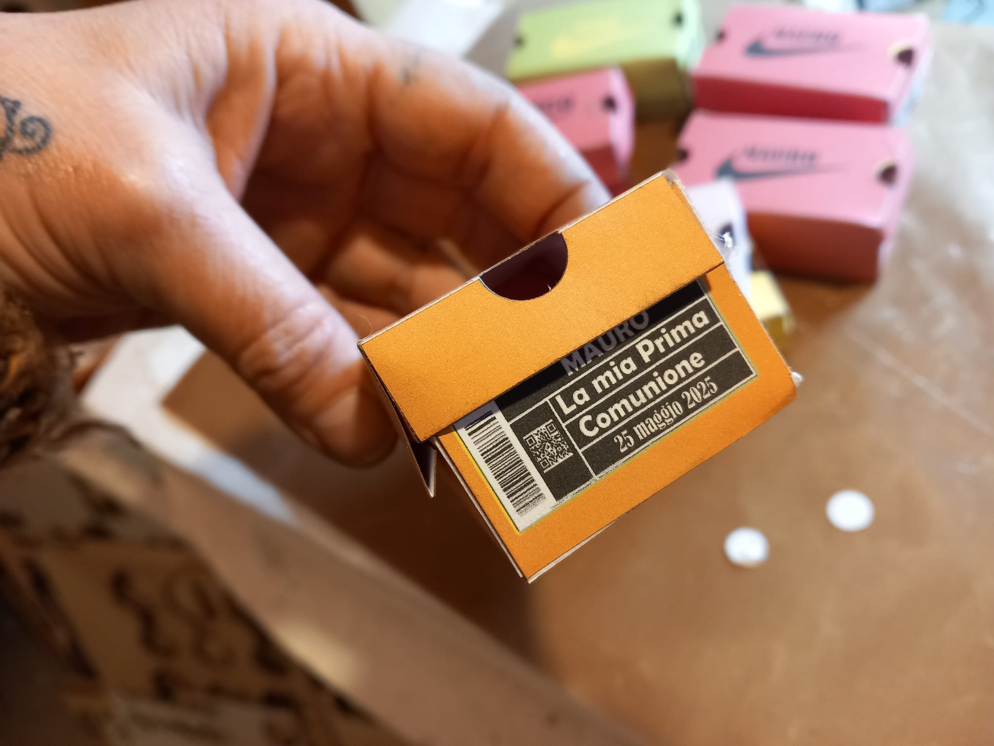 SCATOLINA TIPO SCATOLA SCARPE