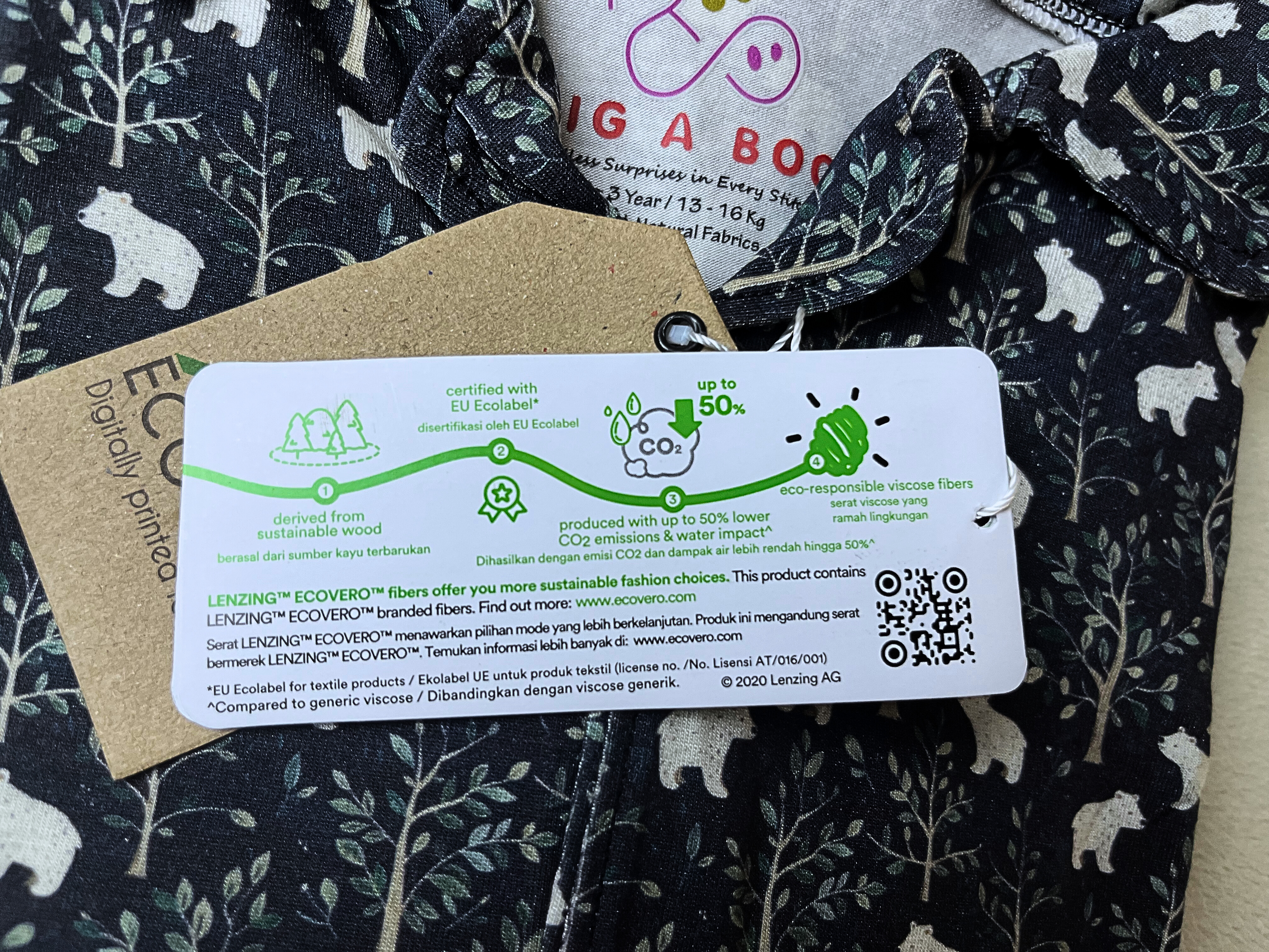 PIG A BOO | PAJAMAS—LENZING™ ECOVERO™ Bear