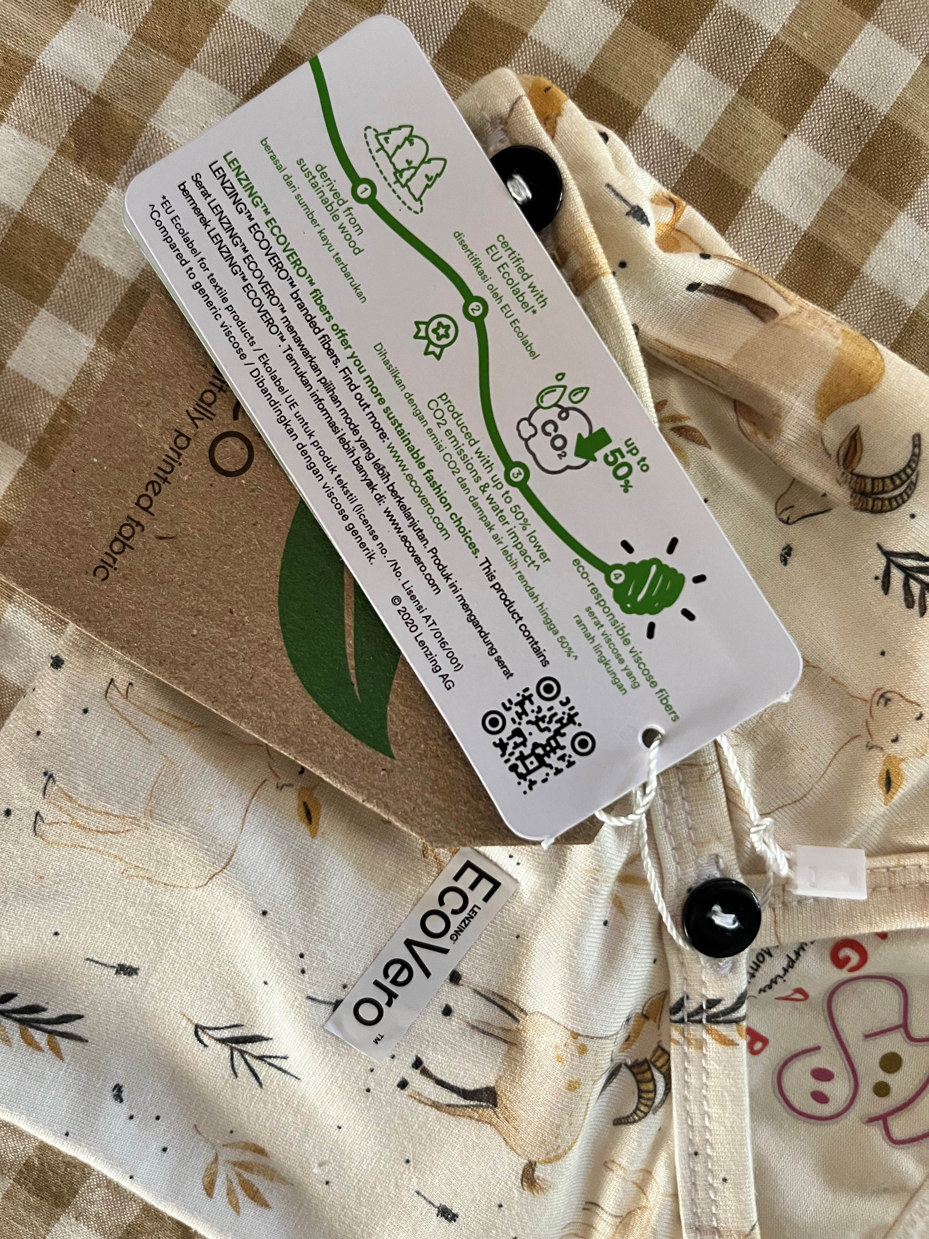 KIMONO SET Instant Button LENZING™ ECOVERO™ 