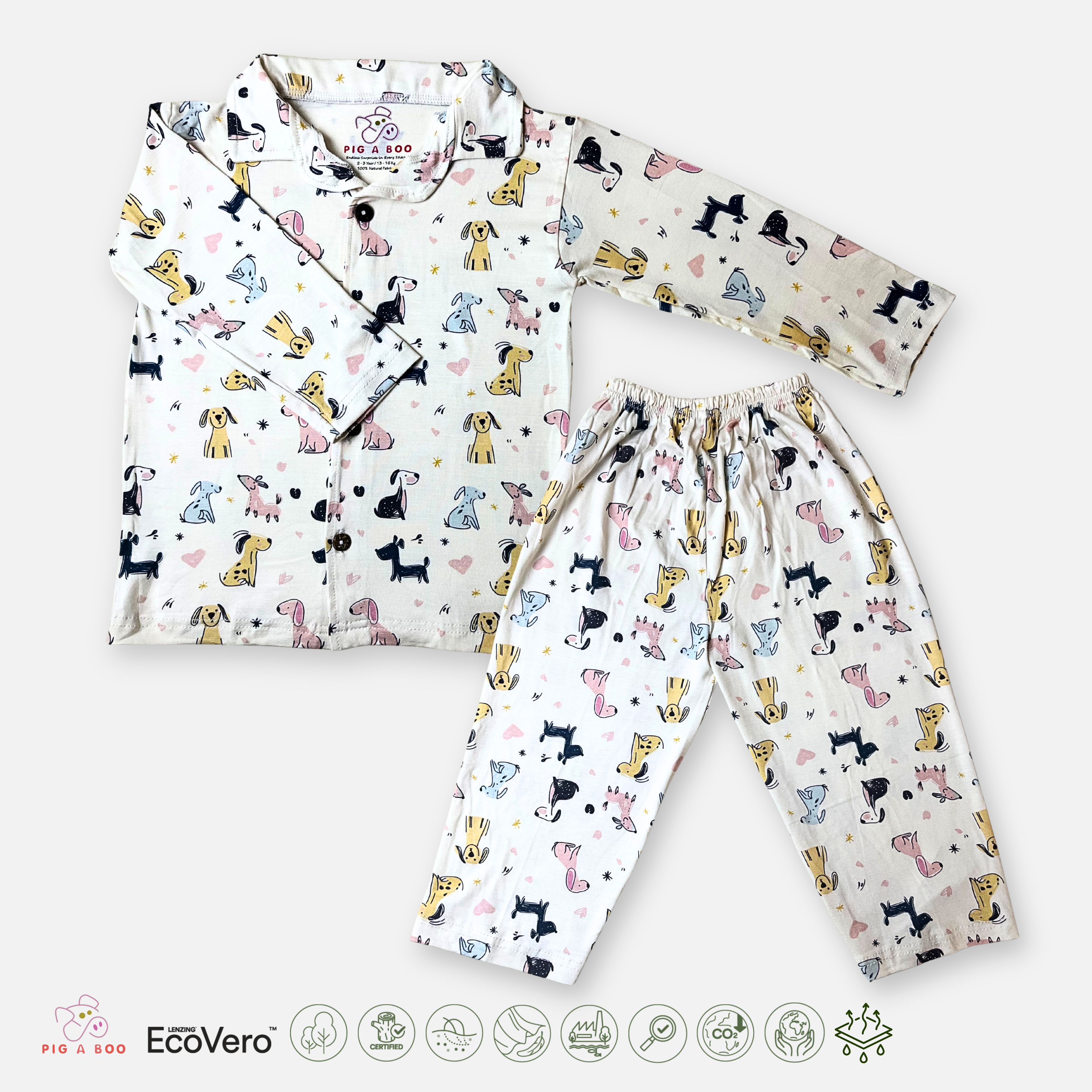 PIG A BOO | PAJAMAS—LENZING™ ECOVERO™ Dog