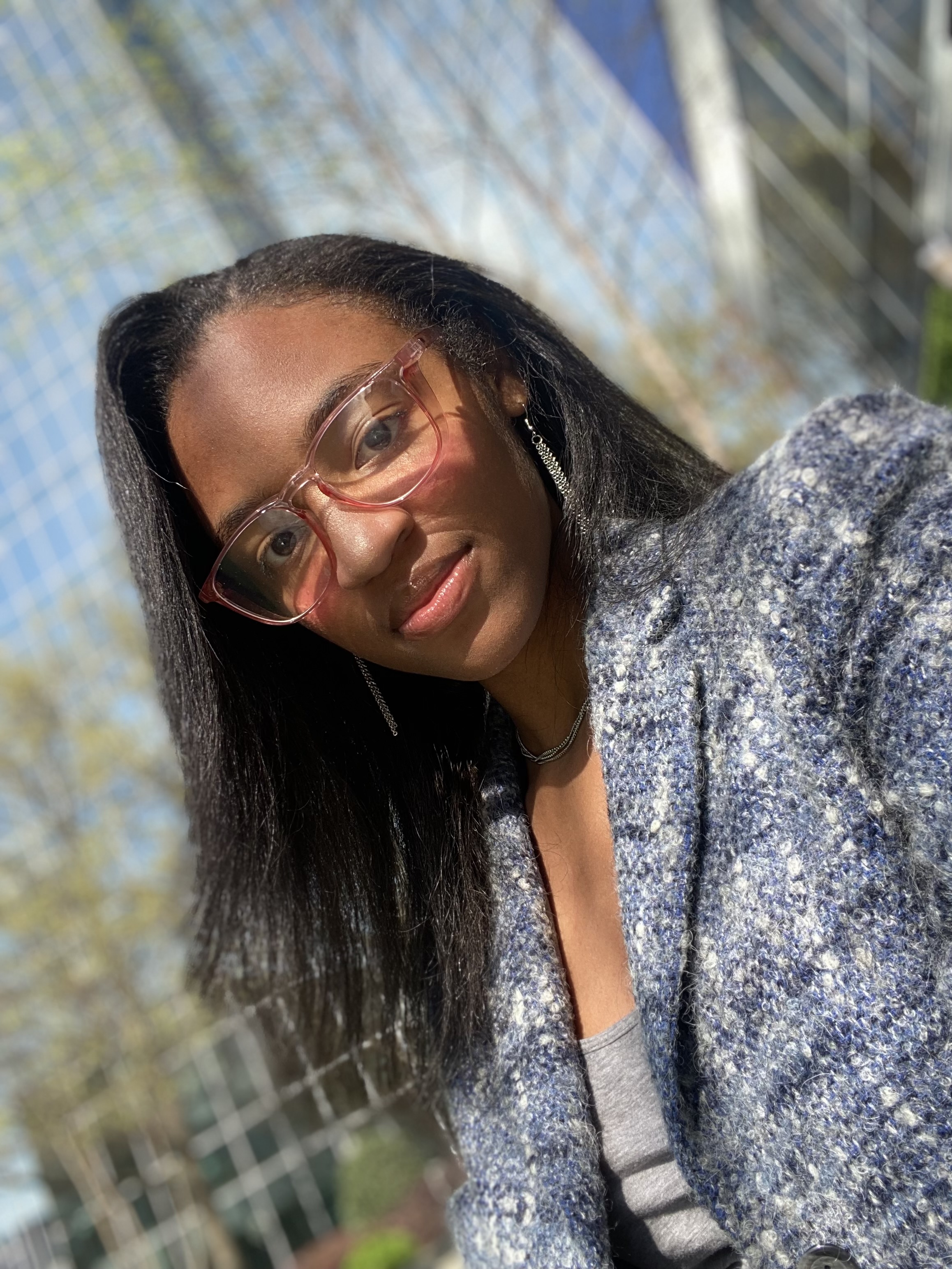Pretty and Pink Safety Eyeglasses