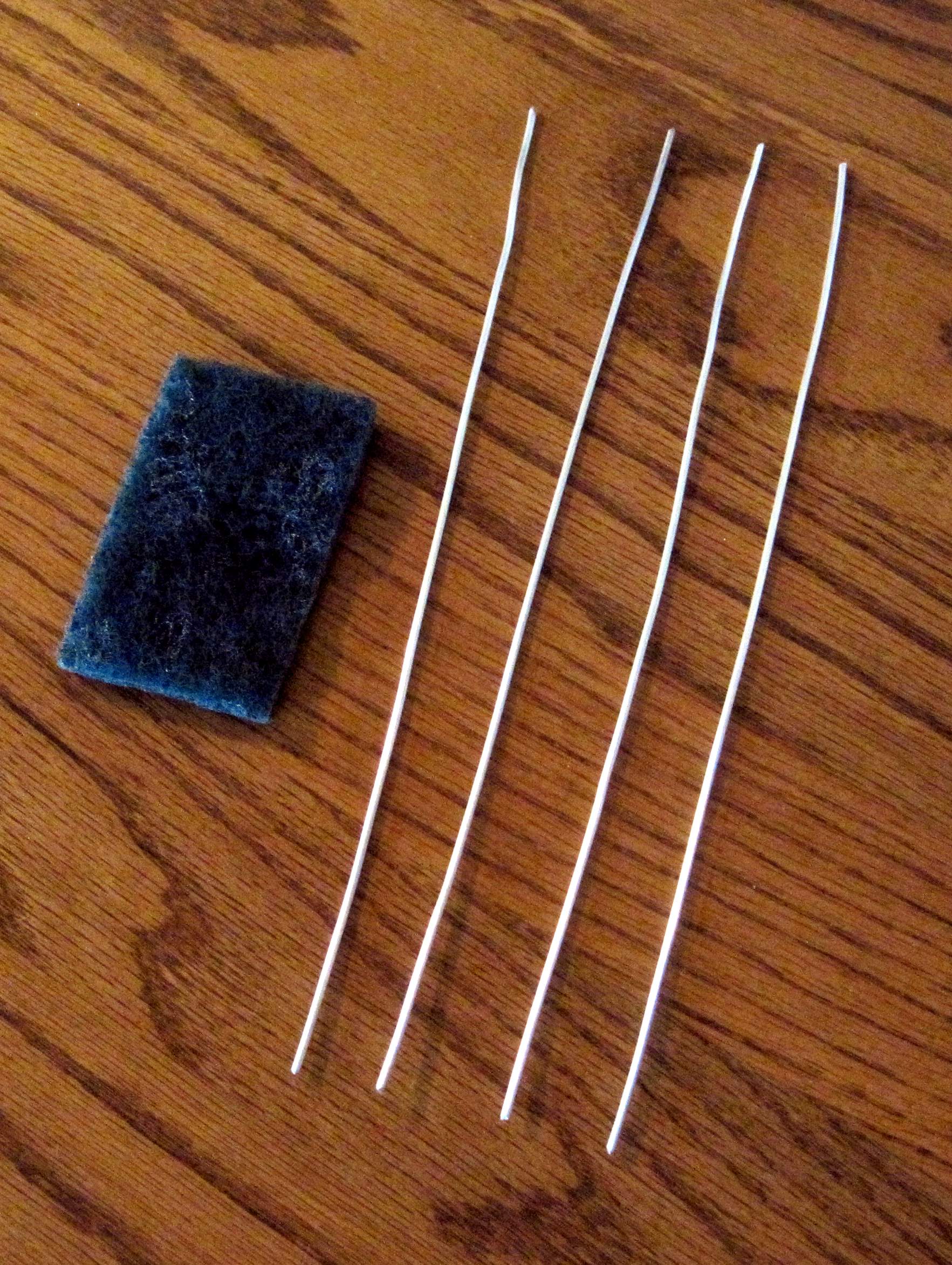 Pack of (4) 6" 14g 99.99% Pure (.9999) Silver Rods for the Half-Gallon Kit