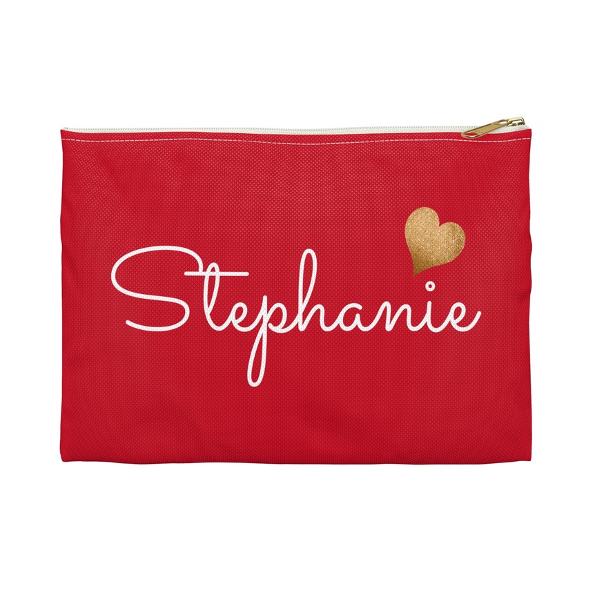 Love My Name Accessory Bag - Red