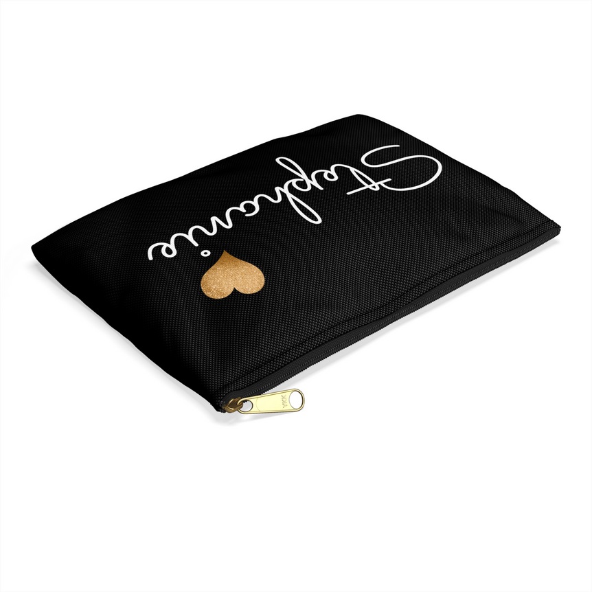 Love My Name Accessory Bag - Black