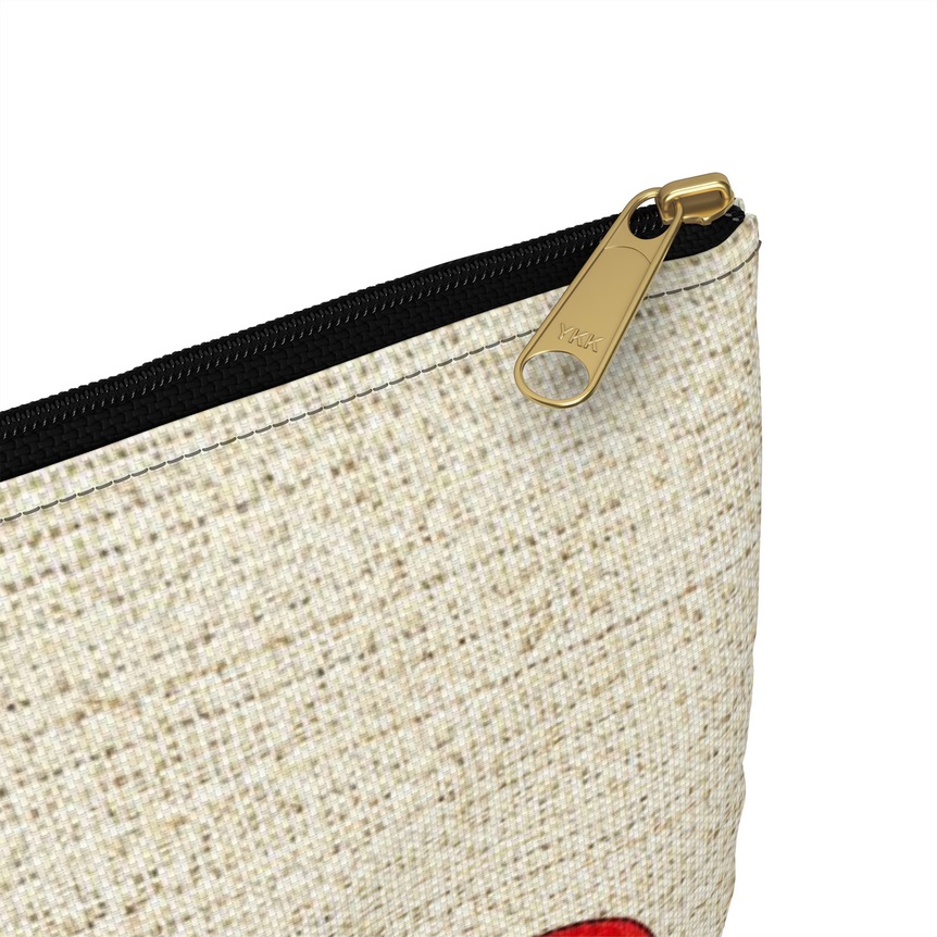 Bear with Red Balloon - Natural