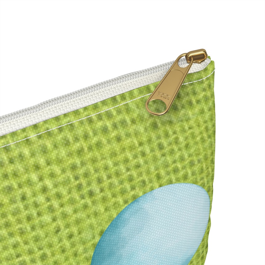 Baby Giraffe with Blue Balloon - Lime Green