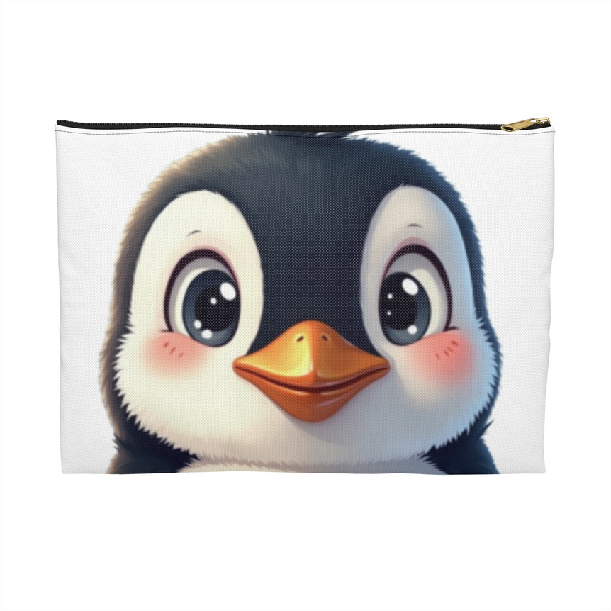 Penguin Face Accessory Bag