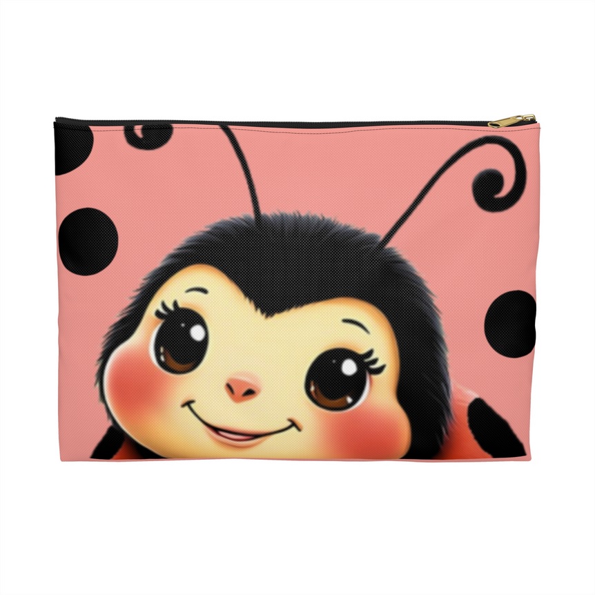 Ladybug Face Accessory Bag