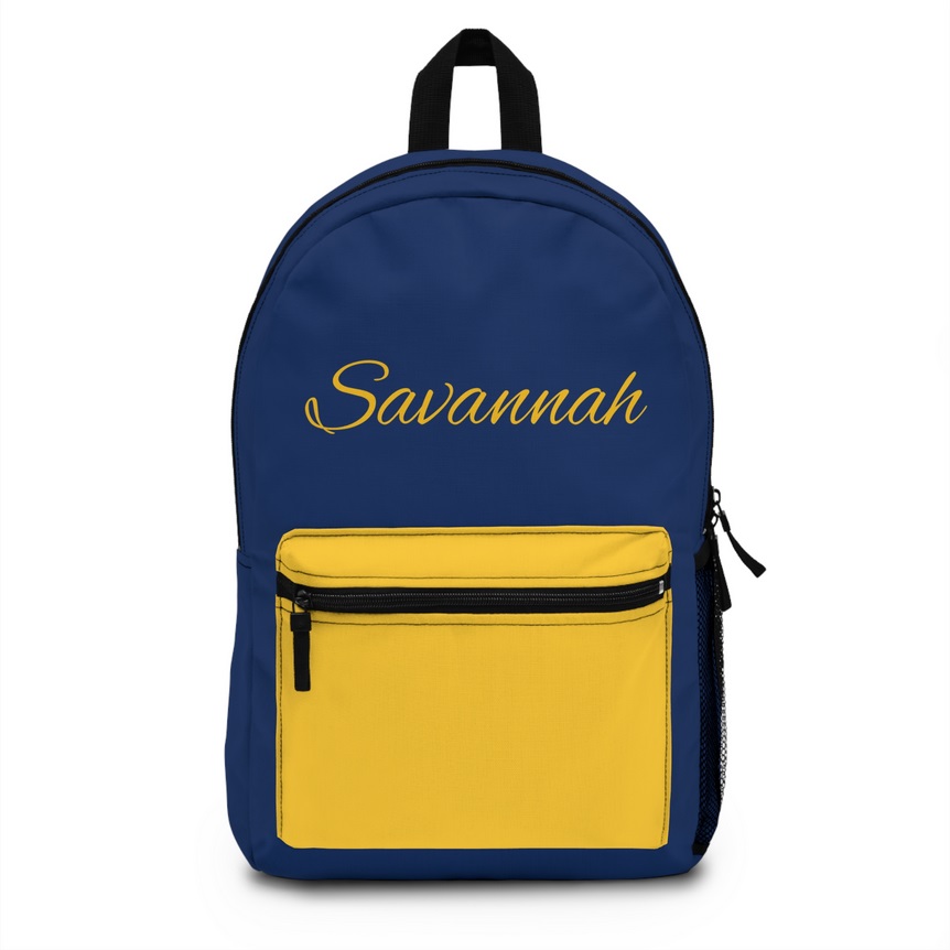 School Spirit Personalized Backpack
