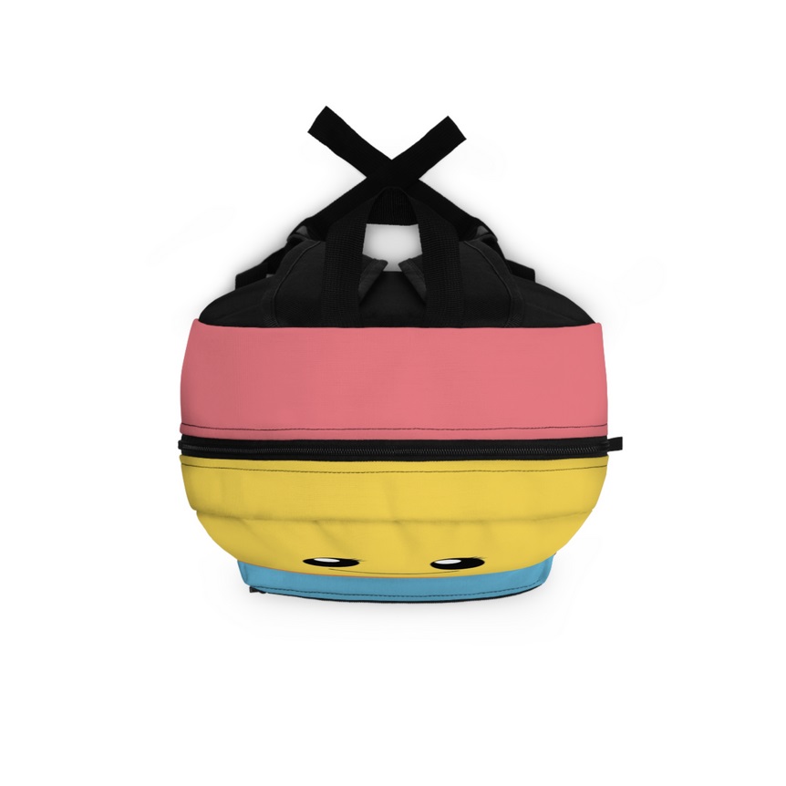 Rainbow Smiley Stripped Backpack