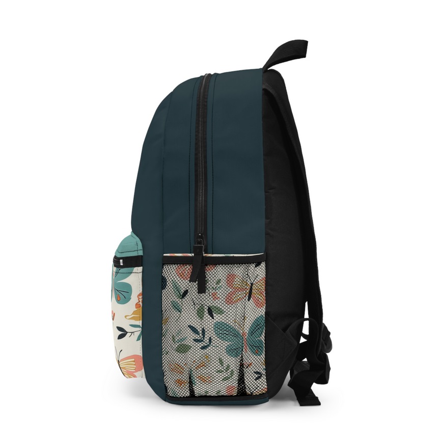 Boho Spring Butterfly Personalized Backpack