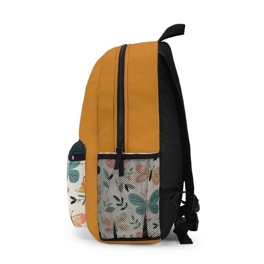 Boho Spring Butterfly Personalized Backpack