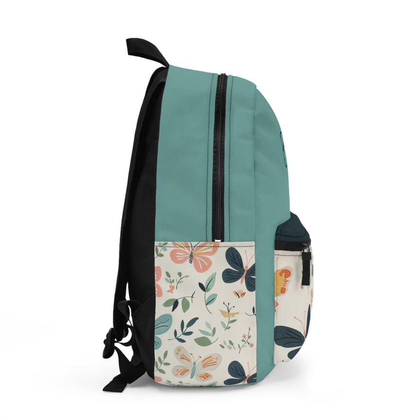Boho Spring Butterfly Personalized Backpack