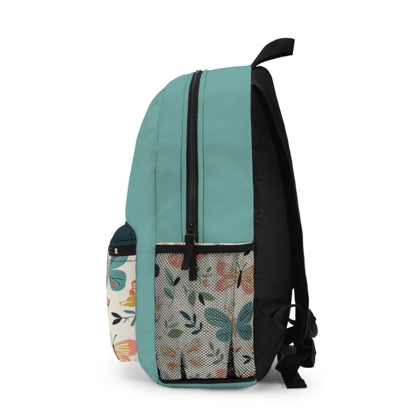 Boho Spring Butterfly Personalized Backpack