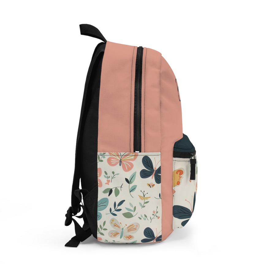 Boho Spring Butterfly Personalized Backpack