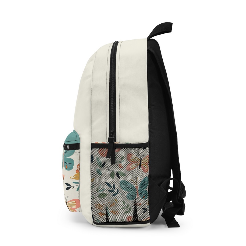 Boho Spring Butterfly Personalized Backpack
