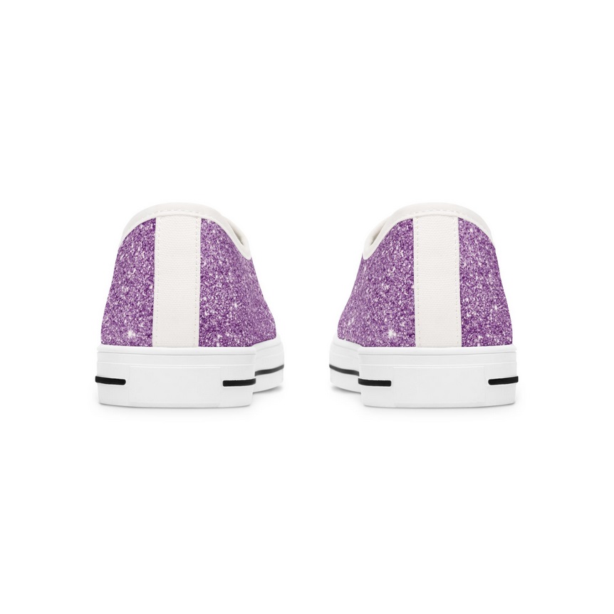 Lilac Glitter-Inspired Sneakers