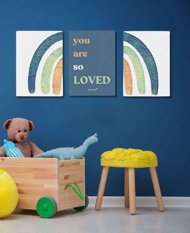 You Are So Loved Framed Canvas Wall Art 