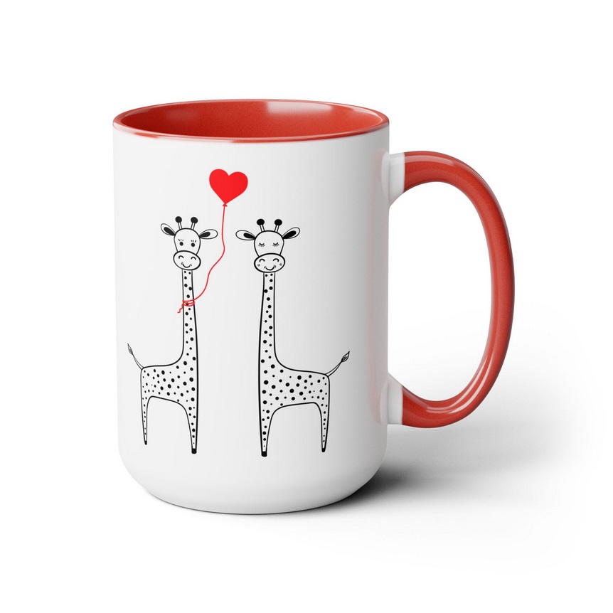 Giraffe Couple Coffee Mug