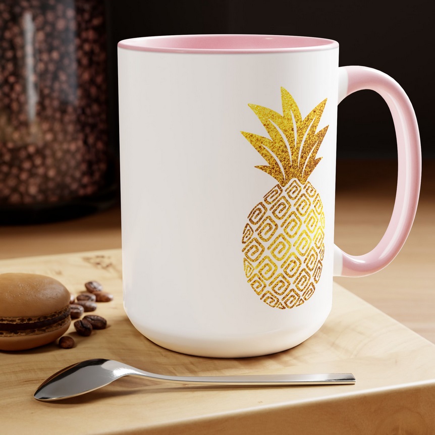 The Golden Pineapple Coffee Mug