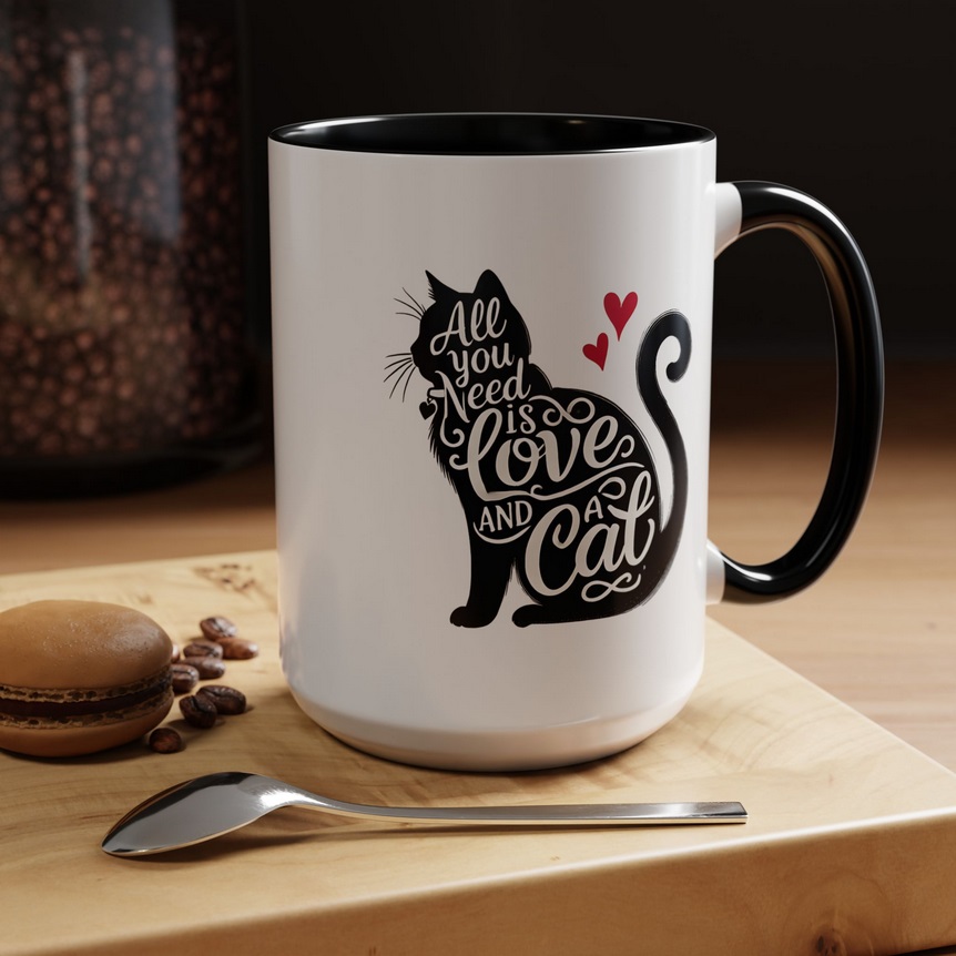 All You Need Is Love and A Cat Mug