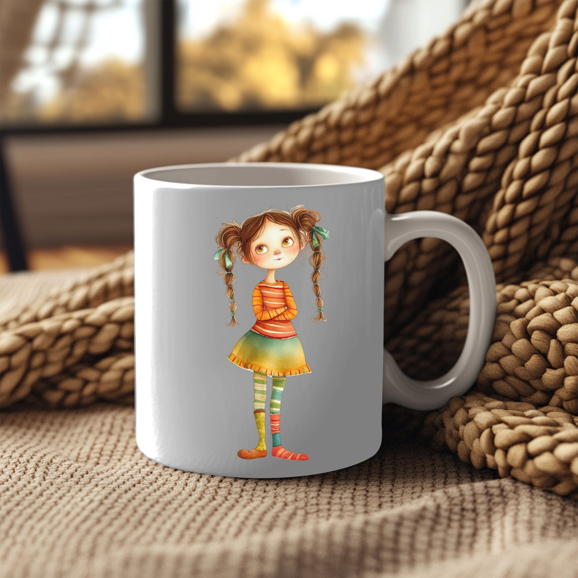 Whimsy Girl (38) Ceramic Coffee Mug