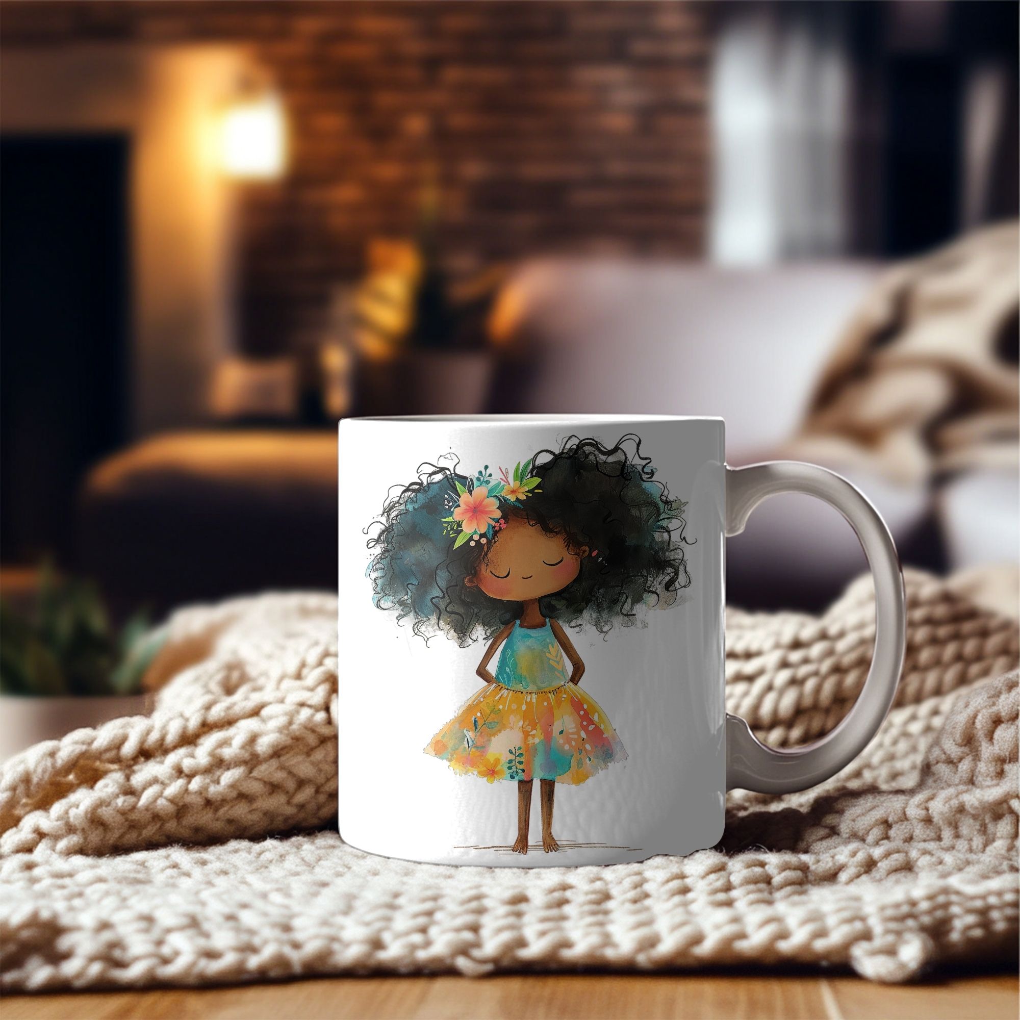 Whimsy Girl (54) Ceramic Coffee Mug