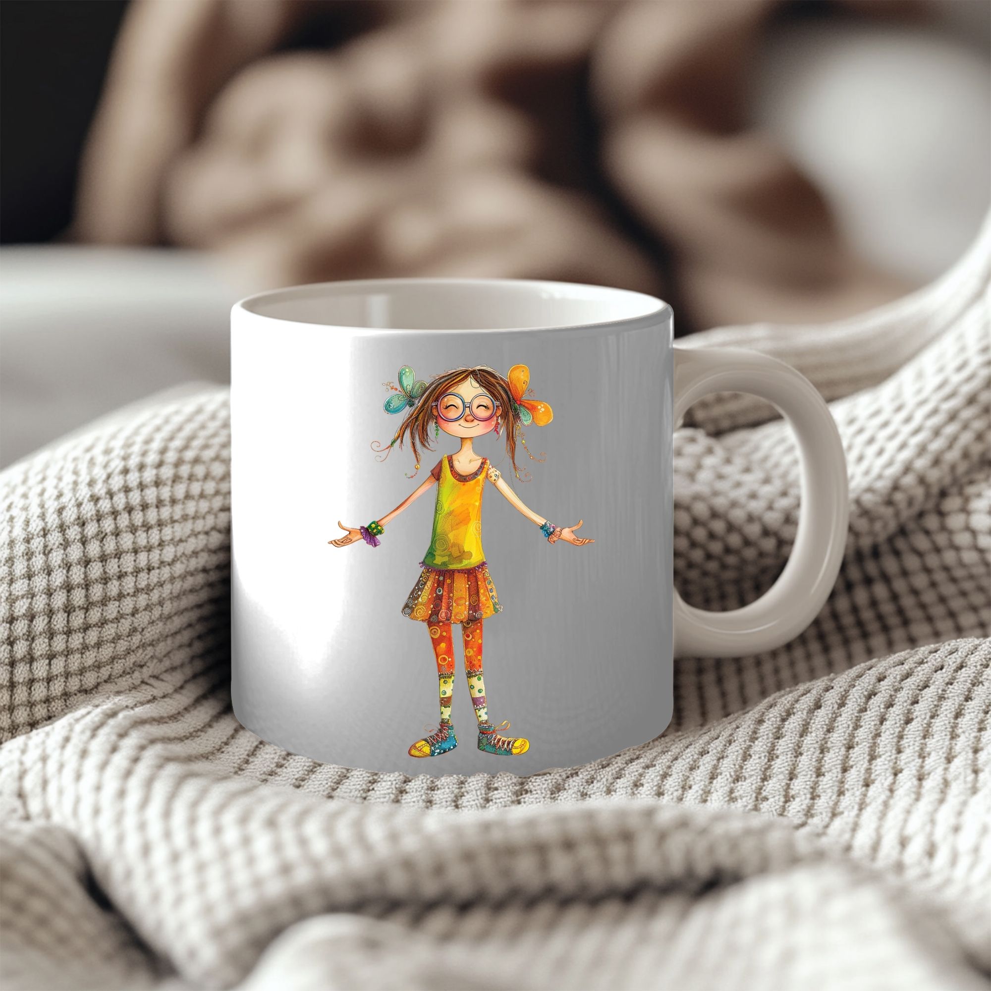 Whimsy Girl (27) Ceramic Coffee Mug