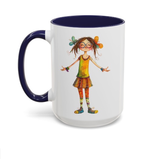 Whimsy Girl (27) Ceramic Coffee Mug