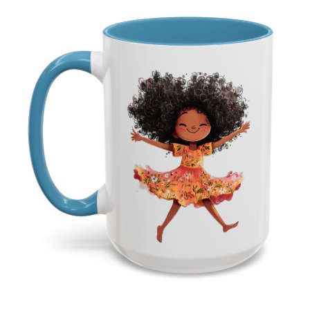 Dancing Girl (2) Ceramic Coffee Mug