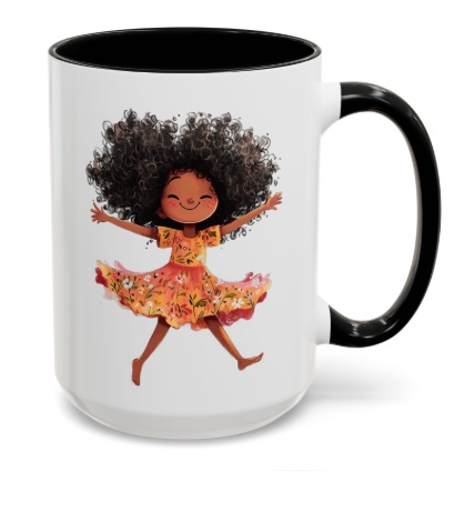 Dancing Girl (2) Ceramic Coffee Mug