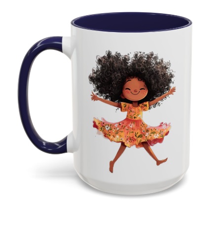 Dancing Girl (2) Ceramic Coffee Mug
