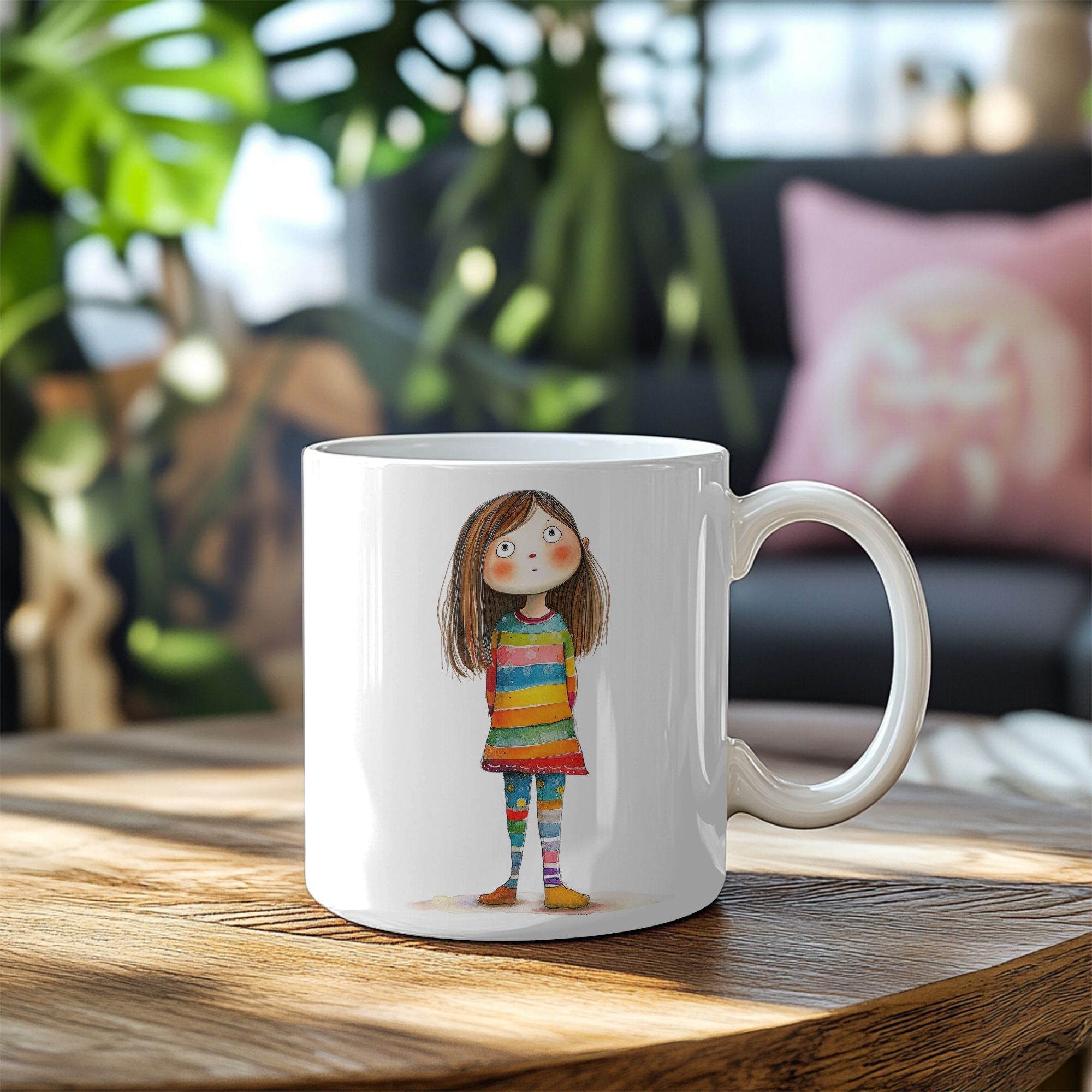 Whimsy Girl (25) Ceramic Coffee Mug