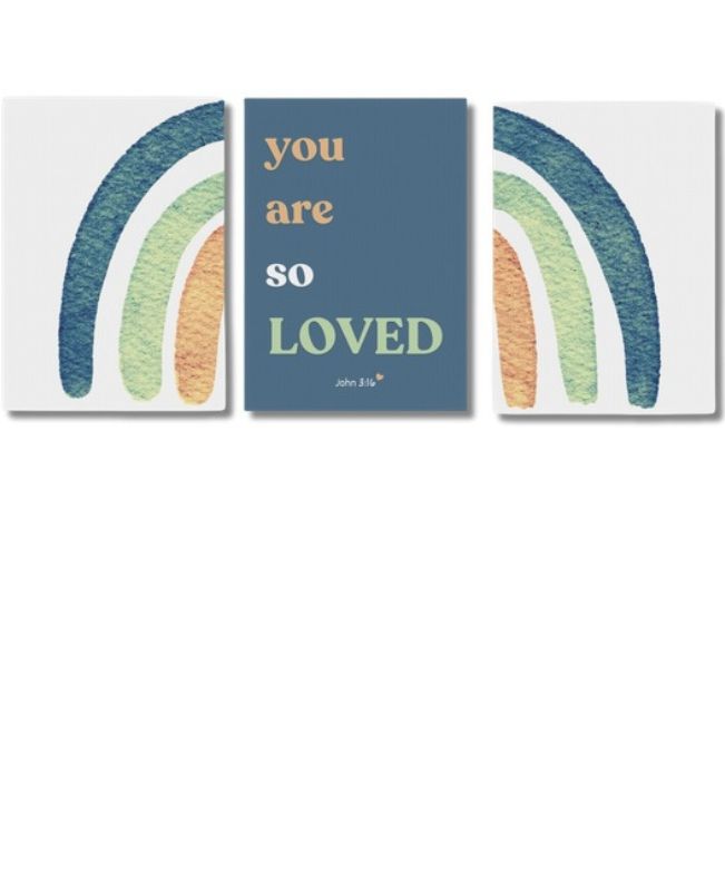 You Are So Loved Framed Canvas Wall Art