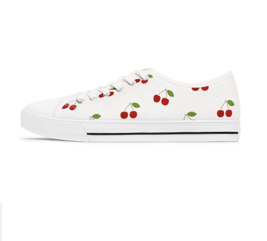 Cherry Print Sneakers