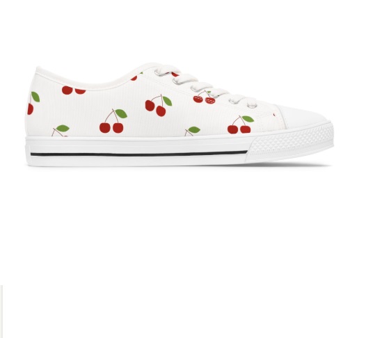 Cherry Print Sneakers
