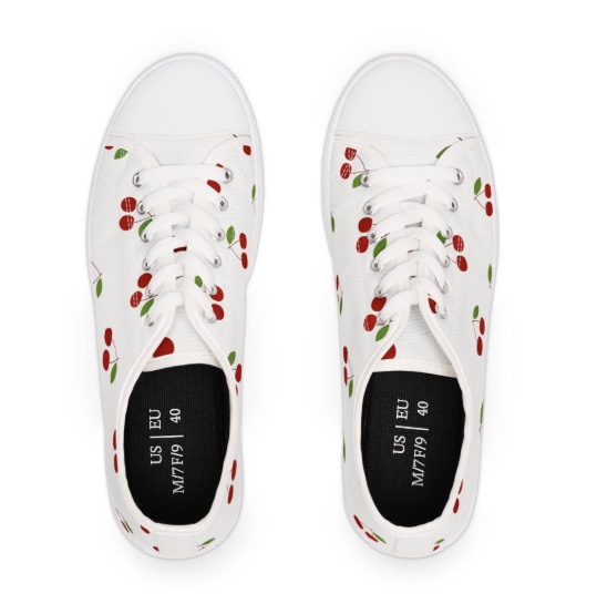 Cherry Print Sneakers