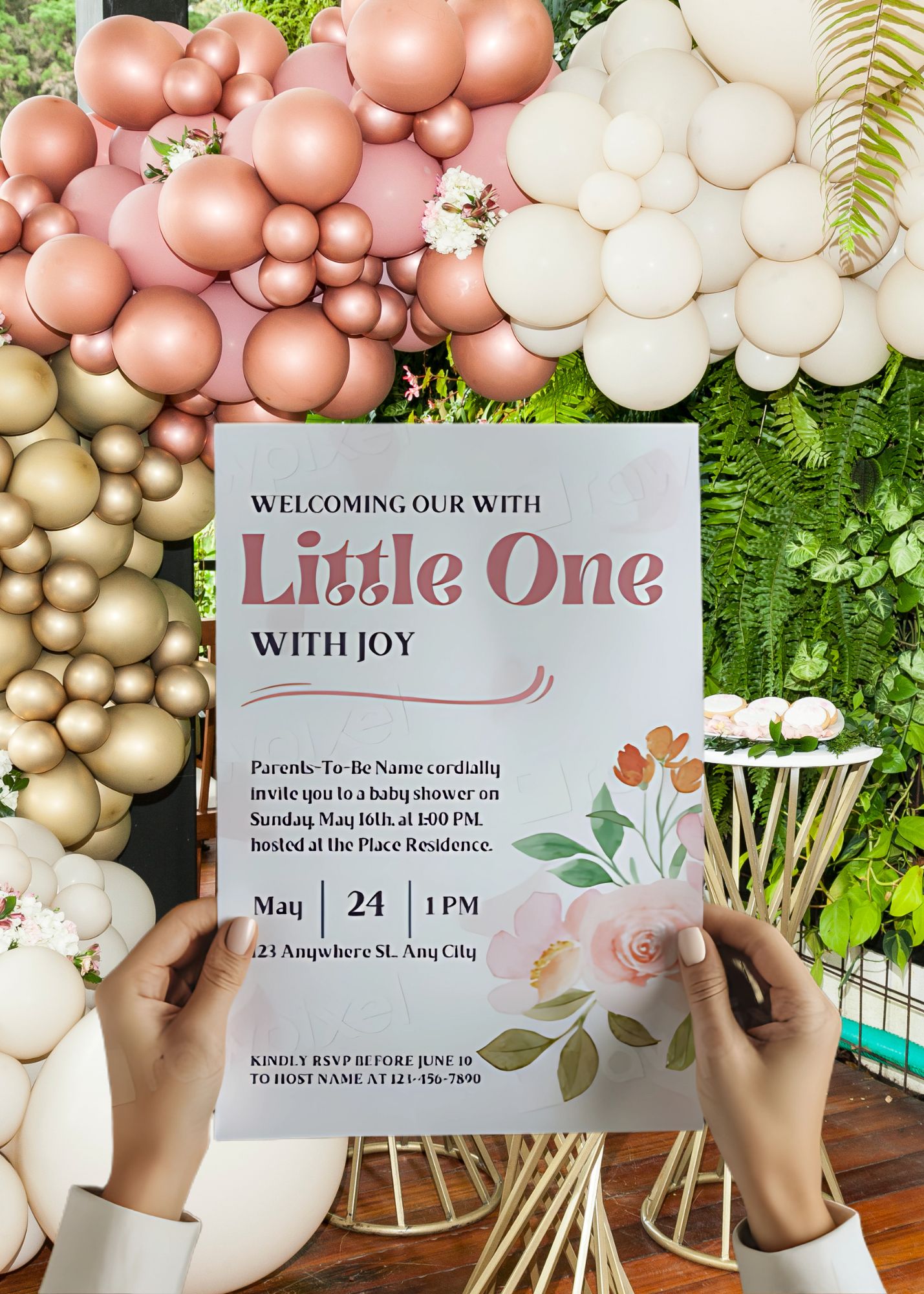 Welcoming Little One Baby Shower Invite