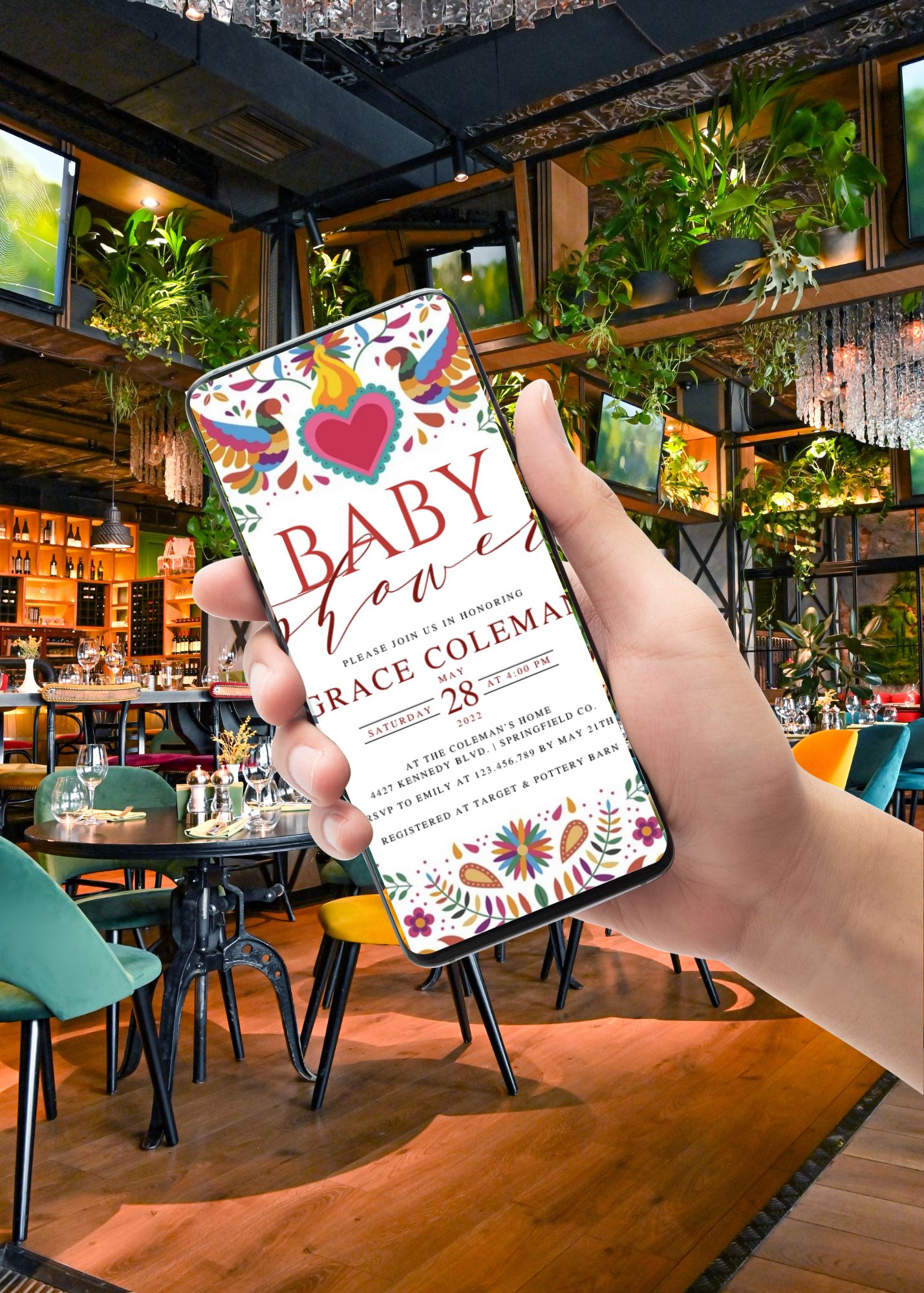 Mexican Themed Baby Shower Invite