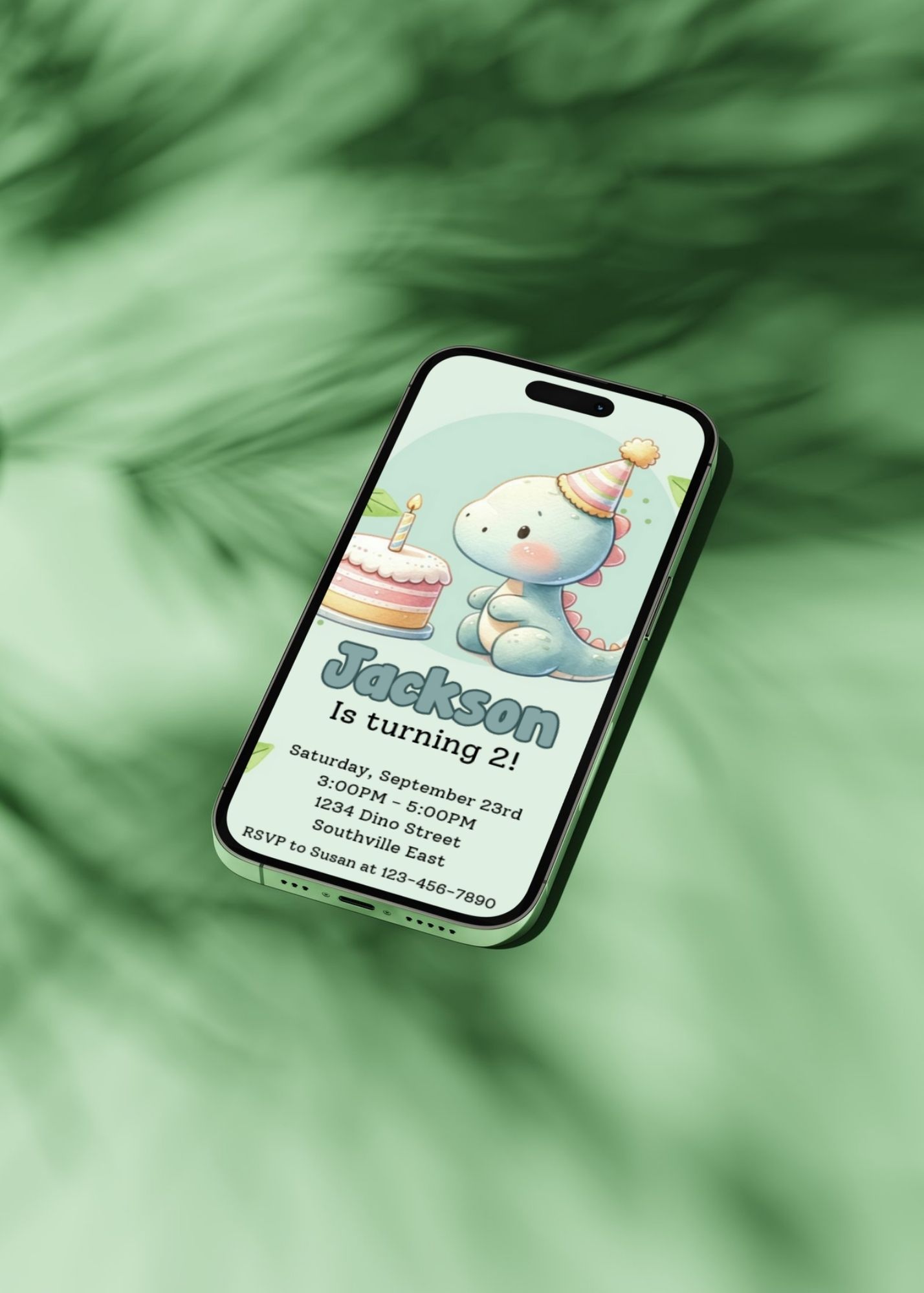 Cute Baby Birthday Invite