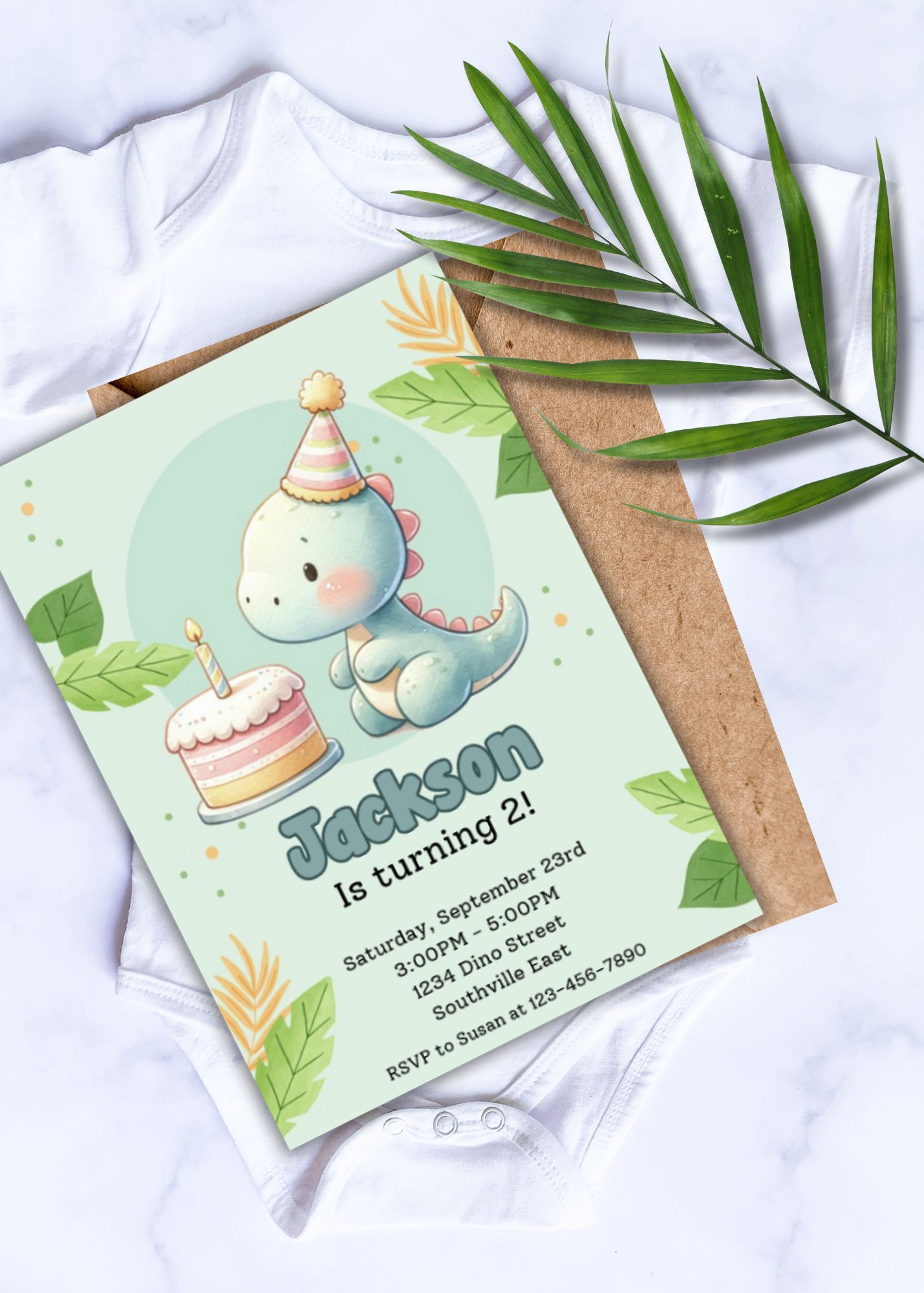 Cute Baby Birthday Invite